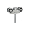 Wózek 5-rolkowy z płaskownikiem i śrubą M12x90, do profilu 50x50x2,5, 5 rolek metalowych / G-5MM-50/M12
