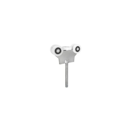 Wózek 5-rolkowy z płaskownikiem i śrubą M16x80, do profilu 60x60x4, 5 rolek tworzywowych / G-5T-60/4/M16