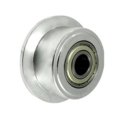 Koło fi. 100 mm kołnierzowe, z litej stali, N: 800kg / V10