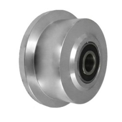 Koło fi. 125 mm kołnierzowe, z litej stali, N: 1200kg / V20