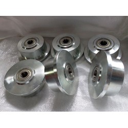Koło fi. 160 mm kołnierzowe, z litej stali, N: 1600kg / V40