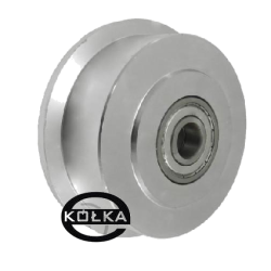 Koło fi. 180 mm kołnierzowe, z litej stali, N: 2000kg / V50