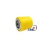Rolka fi. 85 mm, szer. 80 mm aluminiowo-poliuretanowa, N: 650kg, otwór 25 mm / RAP-85-80/25