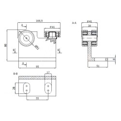 Wózek  odporny na temp. do 180°C /  P-3M-50E