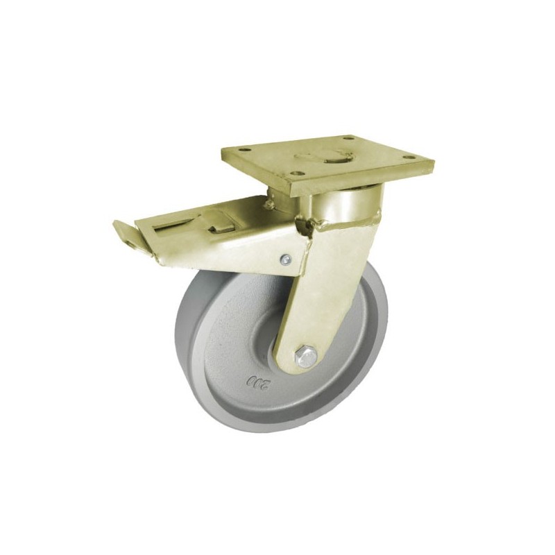 Koło żeliwne fi. 250 mm, N: 1200kg / 95ZH