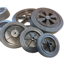 Kółko do kosiarki fi. 175 mm + śruba z gwintem M8 / K175*M8