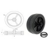 Kółko do kosiarki fi. 175 mm + śruba z gwintem M8 / K175*M8