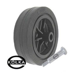 Kółko do kosiarki fi. 125 mm + śruba z gwintem M10 / K125*M10