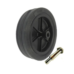 Kółko do kosiarki fi. 125 mm + śruba z gwintem M10 / K125*M10