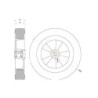 Kółko do kosiarki fi. 250 mm z łożyskiem + śruba z gwintem M10 / K250Ł*M10