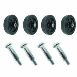 * Zestaw do kosiarki: 4 koła fi. 175 mm z łożyskiem + 4 śruby M10