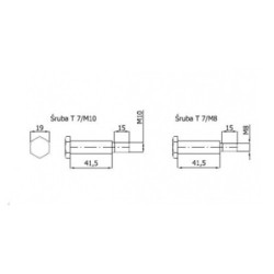 Zestaw: 2 x Koło do kosiarki  fi. 175 mm  + 2 x koło  fi. 200 mm + 4 śruby M8