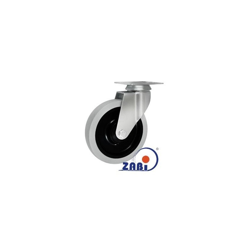Koło fi. 125 mm, skrętne N: 120kg łoż.kulk / M22TŁ