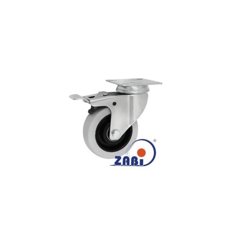 Koło fi. 75 mm, skrętne z ham. N: 70kg łoż.kulk / M72TŁH