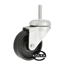 Koło fi. 60 mm skrętne, trzpień M10 N: 40kg / M64B*M10