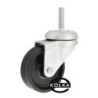 Koło fi. 60 mm skrętne, trzpień M10 N: 40kg / M64B*M10