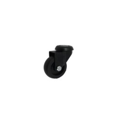 Koło fi. 50 mm skrętne z otworem N: 40kg CZARNE / M57TC