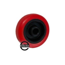 Koło fi. 50mm meblowe tworzywo-poliuretan, otwór 8mm / M50TPU