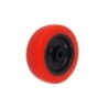 Koło fi. 75mm meblowe tworzywo-poliuretan, otwór 8,5mm / M70TPU