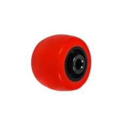 Koło fi. 30mm meblowe tworzywo-poliuretan, otwór 5mm / M30TPU
