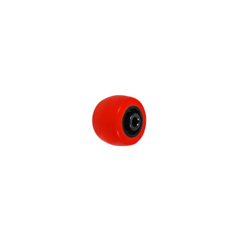 Koło fi. 30mm meblowe tworzywo-poliuretan, otwór 5mm / M30TPU