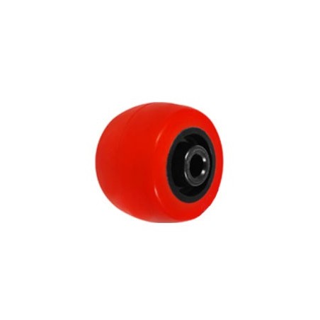 Koło fi. 30mm meblowe tworzywo-poliuretan, otwór 5mm / M30TPU