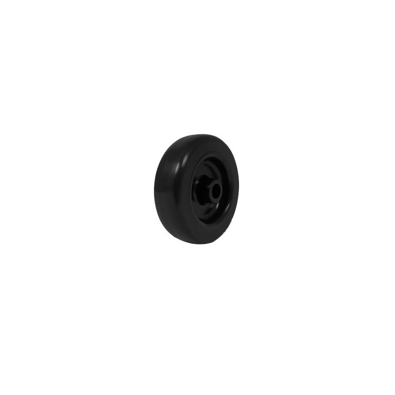 Koło fi. 75mm meblowe tworzywo-poliuretan, otwór 10mm / M70TPU/10