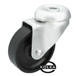 Koło fi. 60 mm skrętne z otworem N: 30kg / M67B