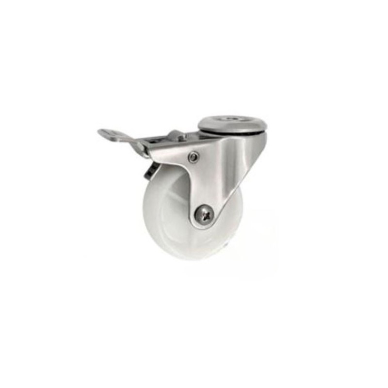 Koło fi. 50mm skrętne z ham., z otworem N: 40kg / M57BH