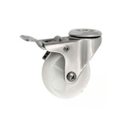 Koło fi. 50mm skrętne z ham., z otworem N: 40kg / M57BH
