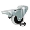 Koło fi. 50 mm skrętne z ham.,  otworem N: 40kg / M57TH
