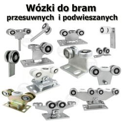 Wózek wahliwy 8 rolek poliamid, z regulacją wysokości / WR-8T-70