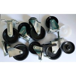 Koło fi. 60 mm, otwór 8mm N: 30kg tworzywowe / M60B/8