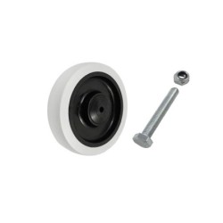 Koło fi. 125 mm ze śrubą, łoż.kulk N: 80kg / M125TŁ