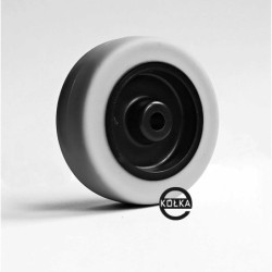 Koło fi. 50 mm, otwór 6mm N: 40kg tworzywowo–gumowe / M50T/6