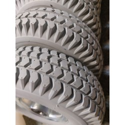 Koło fi. 260 mm pneumatyczne otwór 25mm, 3.00-4 4PR, N: 158kg SZARE / 260MSŁKX4/25