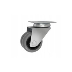 Koło fi. 75 mm meblowe w obud. skrętnej, tworzywo-poliuretan, N: 130kg, TANDEM / M72TPU2