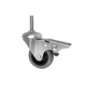 Koło fi. 75mm, meblowe, łoż. kulk, tworzywo-poliuretan, obud. skrętna, z hamulcem, trzpień M12 / M74TPUŁH*M12