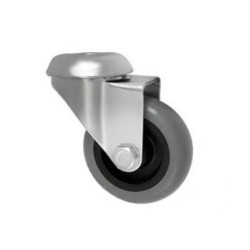 Koło fi. 50mm, meblowe, łoż. kulk, tworzywo-poliuretan, obud. skrętna / M57TPUŁ