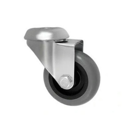 Koło fi. 50mm, meblowe, łoż. kulk, tworzywo-poliuretan, obud. skrętna / M57TPUŁ