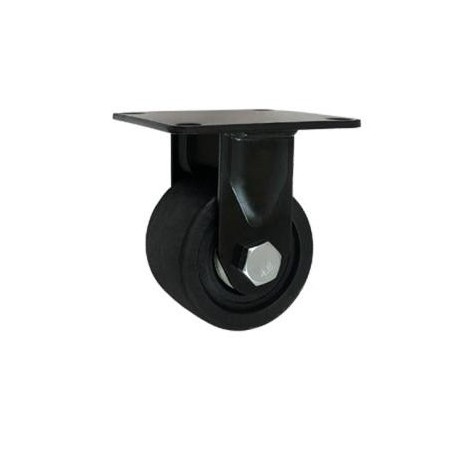 Koło fi. 75 mm poliamiowe czarne, stałe, N: 600kg / M73BNW