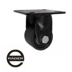 Koło fi. 50 mm poliamiowe czarne, stałe, N: 300kg / M53BNW