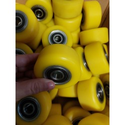 Rolka metalowo-poliuretanowa fi. 70 mm, do posuwu, do wind  / RMP-70-36/15