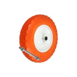 Koło fi. 400 mm piankowe, łoż. kulk N: 150kg + ośka / 400MPKŁ/12