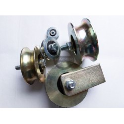 Rolka fi. 68 mm metalowa na płaskownik / RJP-68-18