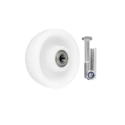 Koło fi. 125 mm tworzywowe + zestaw montażowy, N: 450kg / 21BN