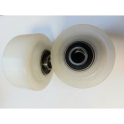 Koło fi. 80 mm tworzywowe + zestaw montażowy, N: 400kg  /  2BN