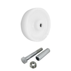 Koło fi. 140 mm tworzywowe + zestaw montażowy, N: 250kg / 31B