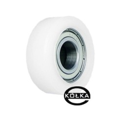 Rolka fi. 43 mm tworzywowa ułożyskowana, do bram /R-43/15