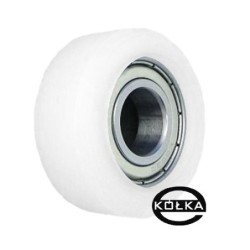 Rolka fi. 50 mm tworzywowa ułożyskowana, do bram / R-50,3/10